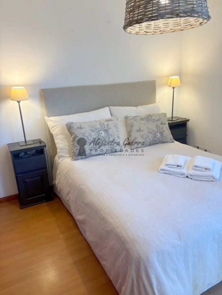 3 ambientes con cochera cubierta centro de Bariloche con vista alquiler permanente amoblado